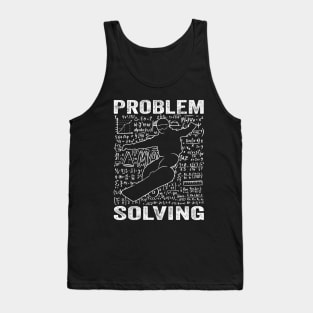 Problem Solving Snowboarding Skiing Tank Top